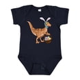 thumbnail image 1 of Inktastic Easter Velociraptor with Bunny Ears Boys or Girls Baby Bodysuit, 1 of 5