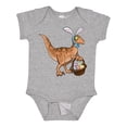 thumbnail image 1 of Inktastic Easter Velociraptor with Bunny Ears Boys or Girls Baby Bodysuit, 1 of 5