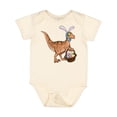 thumbnail image 1 of Inktastic Easter Velociraptor with Bunny Ears Boys or Girls Baby Bodysuit, 1 of 5