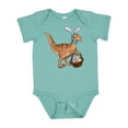 thumbnail image 1 of Inktastic Easter Velociraptor with Bunny Ears Boys or Girls Baby Bodysuit, 1 of 5