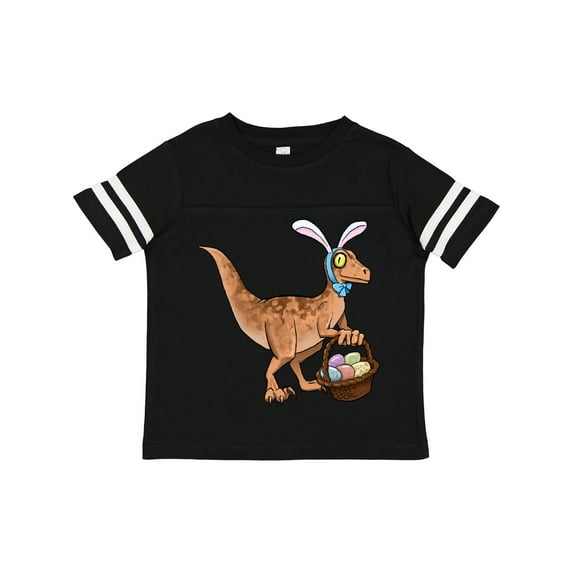 Inktastic Easter Velociraptor with Bunny Ears Boys or Girls Toddler T-Shirt