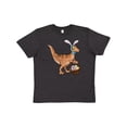 thumbnail image 1 of Inktastic Easter Velociraptor with Bunny Ears Youth T-Shirt, 1 of 5