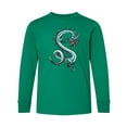 thumbnail image 1 of Inktastic Eastern Style Dragon Long Sleeve Youth T-Shirt, 1 of 5