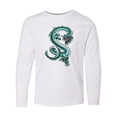 thumbnail image 1 of Inktastic Eastern Style Dragon Long Sleeve Youth T-Shirt, 1 of 5