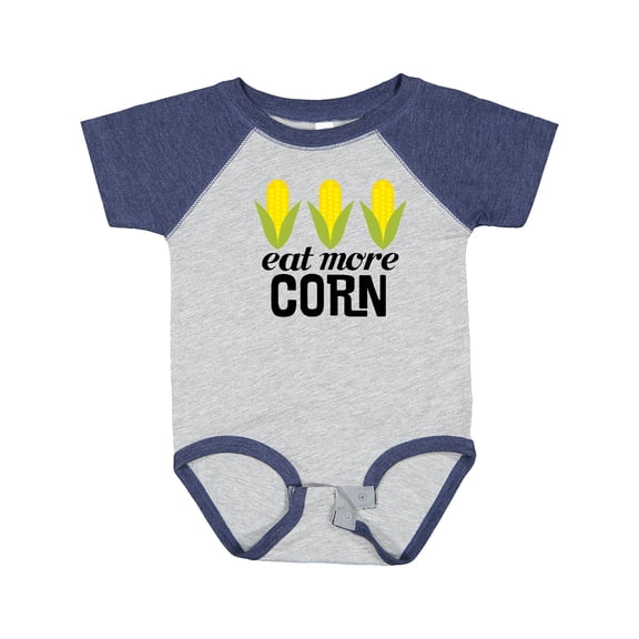 Inktastic Eat More Corn Boys or Girls Baby Bodysuit
