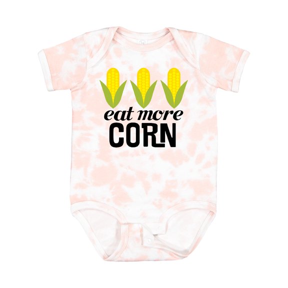 Inktastic Eat More Corn Boys or Girls Baby Bodysuit