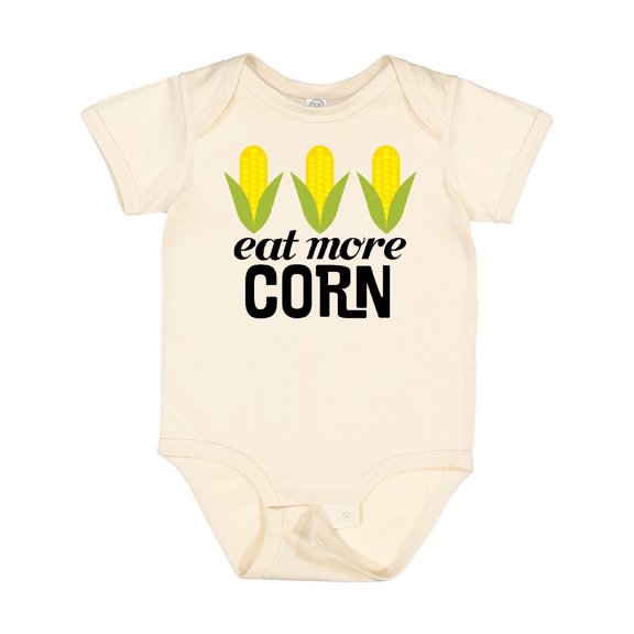 Inktastic Eat More Corn Boys or Girls Baby Bodysuit