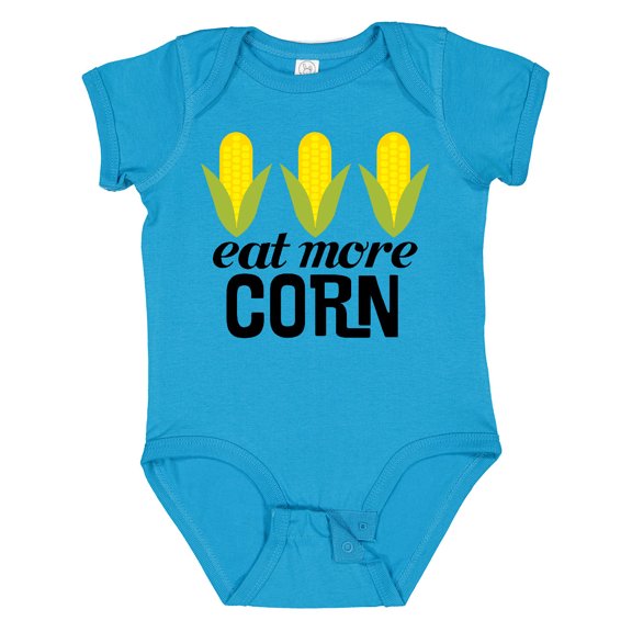 Inktastic Eat More Corn Boys or Girls Baby Bodysuit