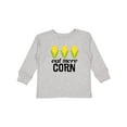 thumbnail image 1 of Inktastic Eat More Corn Boys or Girls Long Sleeve Toddler T-Shirt, 1 of 5