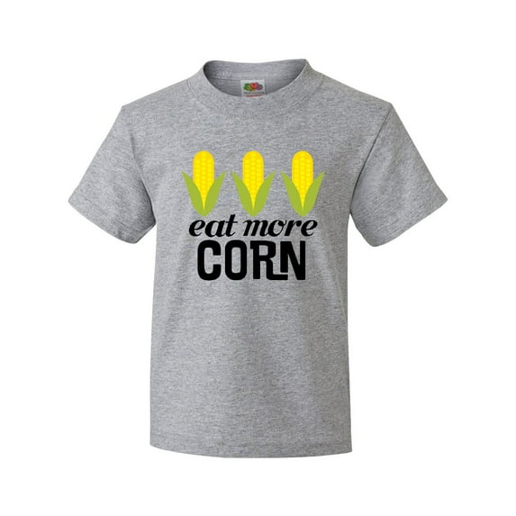 Inktastic Eat More Corn Youth T-Shirt