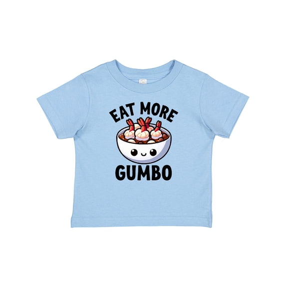 Inktastic Eat More Gumbo Funny Cajun Food Lover Boys or Girls Baby T-Shirt