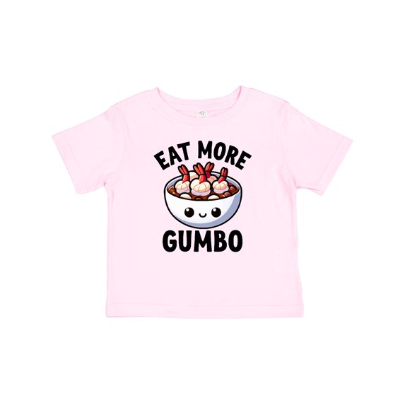 Inktastic Eat More Gumbo Funny Cajun Food Lover Boys or Girls Baby T-Shirt