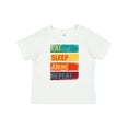 thumbnail image 1 of Inktastic Eat Sleep Anime Repeat Boys or Girls Baby T-Shirt, 1 of 5
