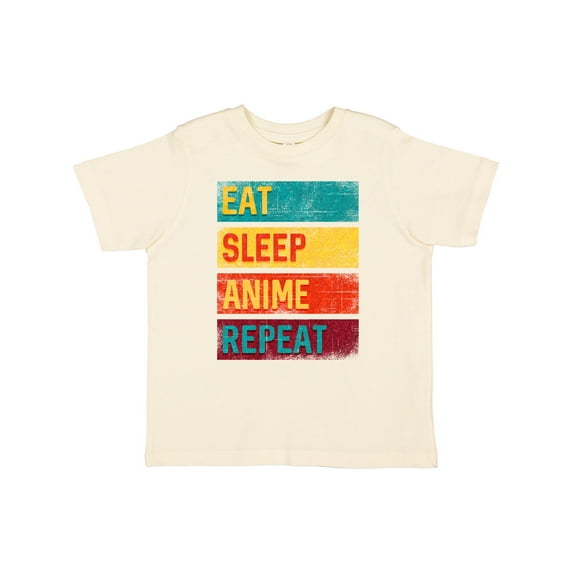 Inktastic Eat Sleep Anime Repeat Boys or Girls Toddler T-Shirt