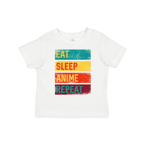 Inktastic Eat Sleep Anime Repeat Boys or Girls Toddler T-Shirt
