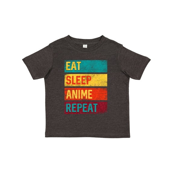 Inktastic Eat Sleep Anime Repeat Boys or Girls Toddler T-Shirt