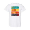 thumbnail image 1 of Inktastic Eat Sleep Anime Repeat T-Shirt, 1 of 5