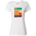 thumbnail image 1 of Inktastic Eat Sleep Anime Repeat Women's T-Shirt, 1 of 5