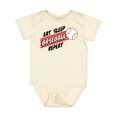 thumbnail image 1 of Inktastic Eat, Sleep, Baseball, Repeat Boys or Girls Baby Bodysuit, 1 of 5