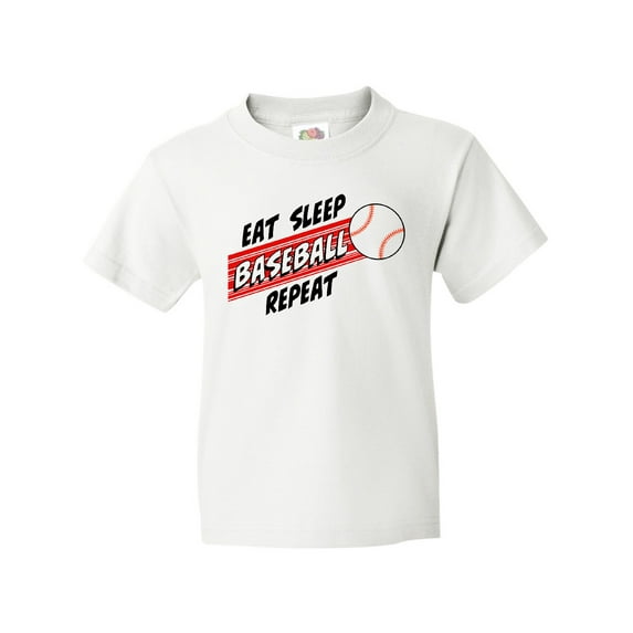 Inktastic Eat, Sleep, Baseball, Repeat Youth T-Shirt