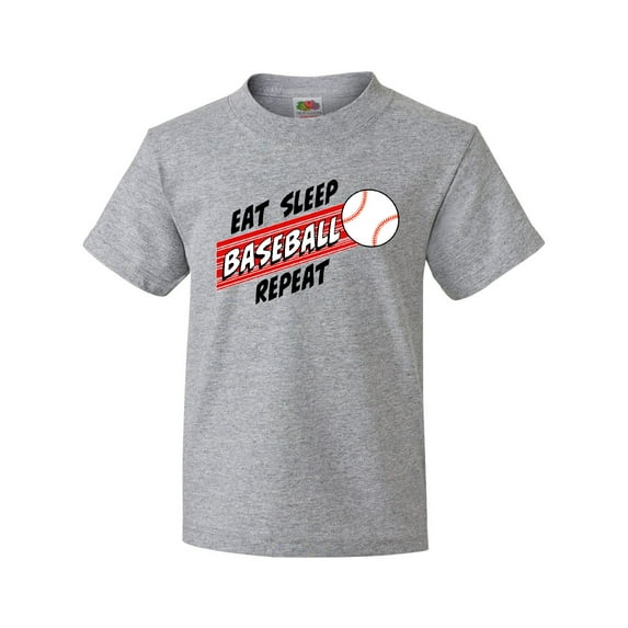 Inktastic Eat, Sleep, Baseball, Repeat Youth T-Shirt