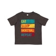 thumbnail image 1 of Inktastic Eat Sleep Basketball Repeat Boys or Girls Toddler T-Shirt, 1 of 5