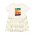 thumbnail image 1 of Inktastic Eat Sleep Bluegrass Repeat Girls Baby Dress, 1 of 5