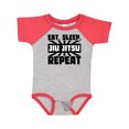 thumbnail image 1 of Inktastic Eat, Sleep, Jiu Jitsu, Repeat Boys or Girls Baby Bodysuit, 1 of 5
