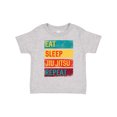 thumbnail image 1 of Inktastic Eat Sleep Jiu Jitsu Repeat Boys or Girls Toddler T-Shirt, 1 of 5