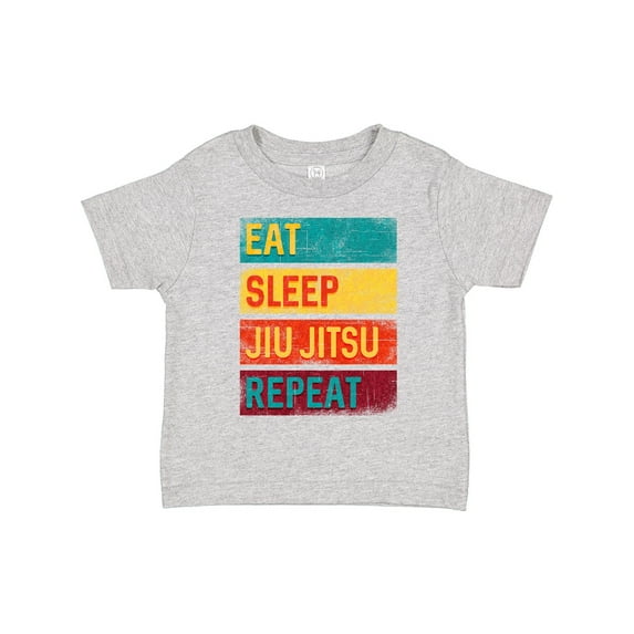 Inktastic Eat Sleep Jiu Jitsu Repeat Boys or Girls Toddler T-Shirt