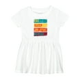 thumbnail image 1 of Inktastic Eat Sleep Jiu Jitsu Repeat Girls Baby Dress, 1 of 5