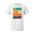 thumbnail image 1 of Inktastic Eat Sleep Jiu Jitsu Repeat T-Shirt, 1 of 5
