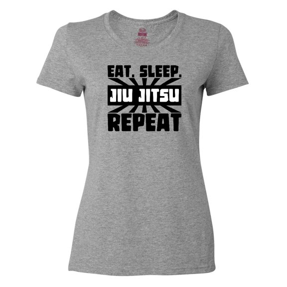 Inktastic Eat, Sleep, Jiu Jitsu, Repeat Women's T-Shirt