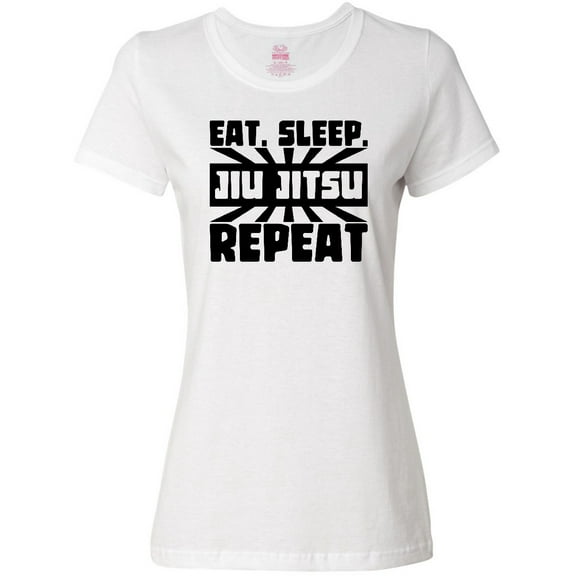 Inktastic Eat, Sleep, Jiu Jitsu, Repeat Women's T-Shirt
