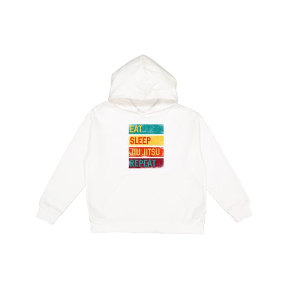 Inktastic Eat Sleep Jiu Jitsu Repeat Youth Hoodie Sweatshirt