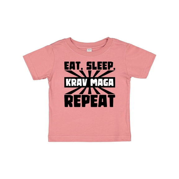 Inktastic Eat, Sleep, Krav Maga, Repeat Boys or Girls Baby T-Shirt