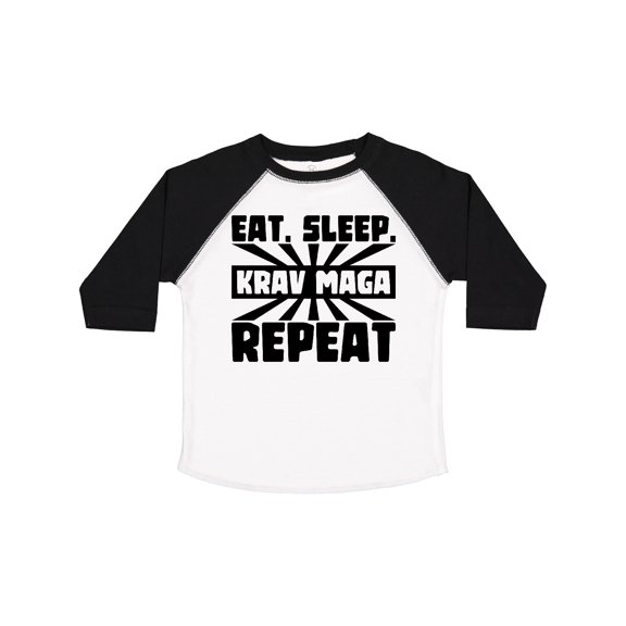 Inktastic Eat, Sleep, Krav Maga, Repeat Boys or Girls Toddler T-Shirt