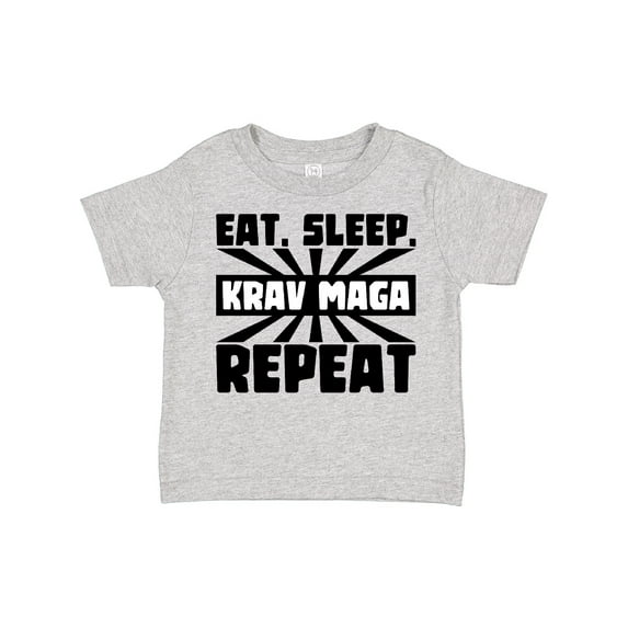 Inktastic Eat, Sleep, Krav Maga, Repeat Boys or Girls Toddler T-Shirt