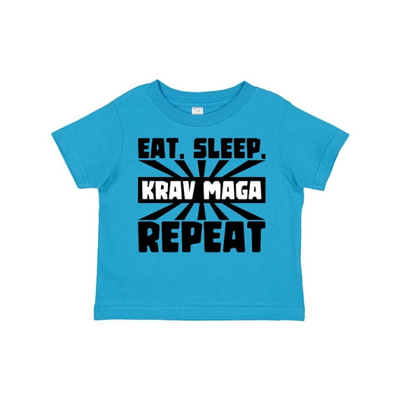 Inktastic Eat, Sleep, Krav Maga, Repeat Boys or Girls Toddler T-Shirt