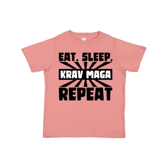 Inktastic Eat, Sleep, Krav Maga, Repeat Boys or Girls Toddler T-Shirt