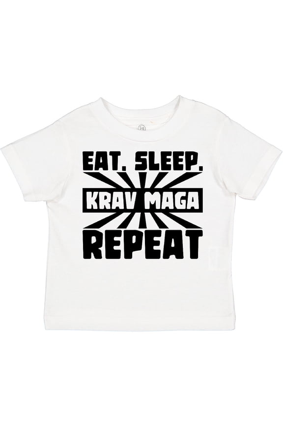 Eat, Sleep, Krav Maga, Repeat Boys or Girls Toddler T-Shirt