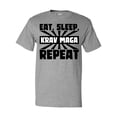 thumbnail image 1 of Inktastic Eat, Sleep, Krav Maga, Repeat T-Shirt, 1 of 5