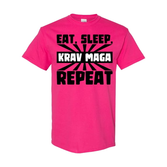 Inktastic Eat, Sleep, Krav Maga, Repeat T-Shirt