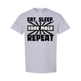 thumbnail image 1 of Inktastic Eat, Sleep, Krav Maga, Repeat T-Shirt, 1 of 5