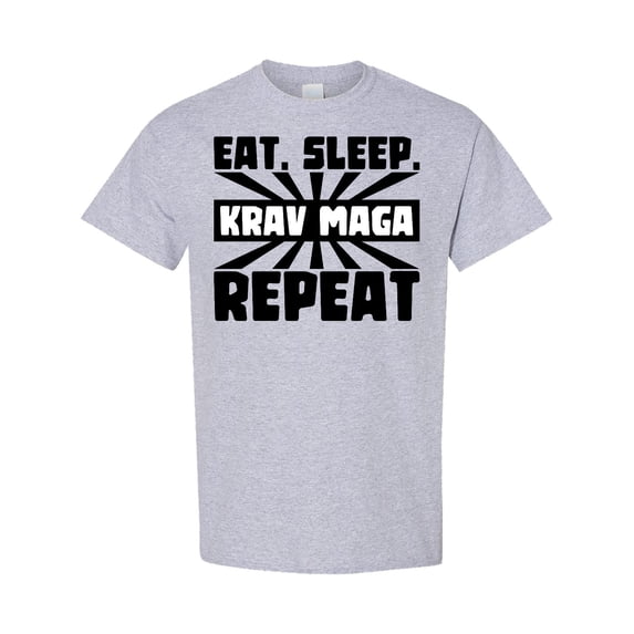 Inktastic Eat, Sleep, Krav Maga, Repeat T-Shirt