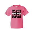 thumbnail image 1 of Inktastic Eat, Sleep, Krav Maga, Repeat Youth T-Shirt, 1 of 5