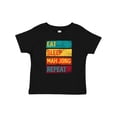 thumbnail image 1 of Inktastic Eat Sleep Mah Jong Repeat Boys or Girls Baby T-Shirt, 1 of 5