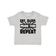 thumbnail image 1 of Inktastic Eat, Sleep, Muay Thai, Repeat Boys or Girls Baby T-Shirt, 1 of 5
