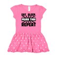 thumbnail image 1 of Inktastic Eat, Sleep, Muay Thai, Repeat Gift Baby Girl Dress, 1 of 4