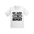 thumbnail image 1 of Inktastic Eat, Sleep, Muay Thai, Repeat Youth T-Shirt, 1 of 5